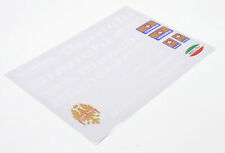 BIANCHI Decals Sticker Aufkleber Dekor 16-teilig Set Rennrad road bike - weiss