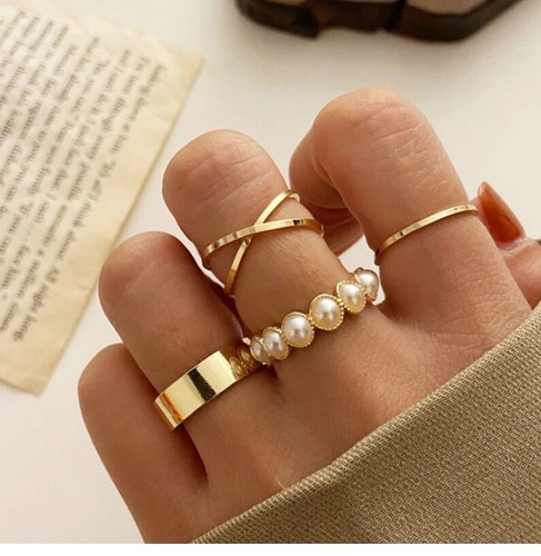 Teiliges ring set ringe - 4,