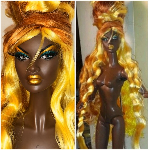 Nadja ooak gold - nadja, puppe"