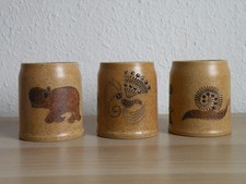3 x HEINZ THEO DIETZ BECHER