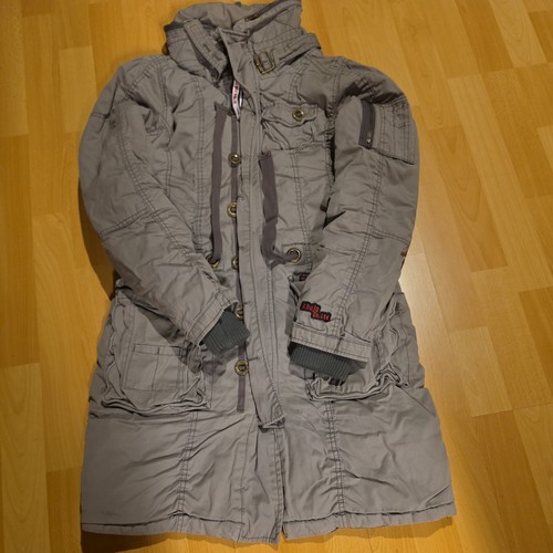 Mantel parka oliv khaki - mantel, oliv/