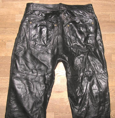 Polo herren lederjeans - -,