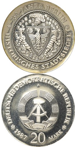 Ddr mark 1987 - 2x, 20