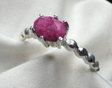 ❤️Rubin Ring 925 Silber