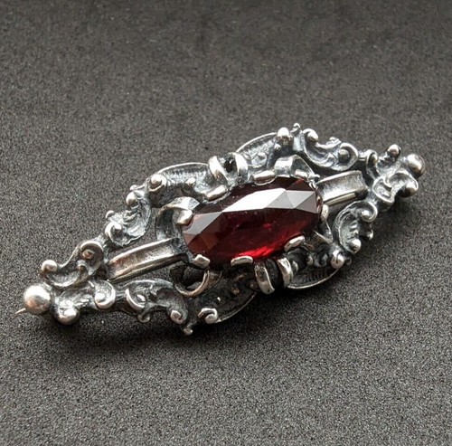 Vintage tracht brosche silber - vintage,