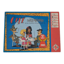 Cafe International Mattel Alte Ausgabe 1988 62720 Spiel des Jahres 1989 KOMPLETT