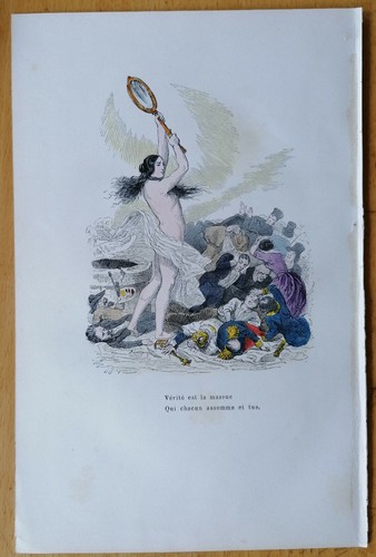 Grandville karikatur koloriert - grandville,