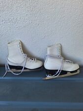 Schlittschuhe weiss  kinder /