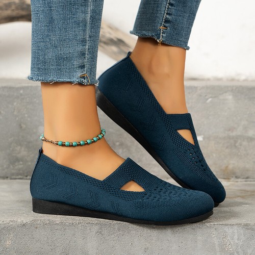 Damen ballerinas slip knit - damen,