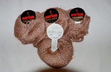 Seide / Superkid Mohair  "Melody"   - 104 - beige/meliert - 4 Knäuel à 20 g