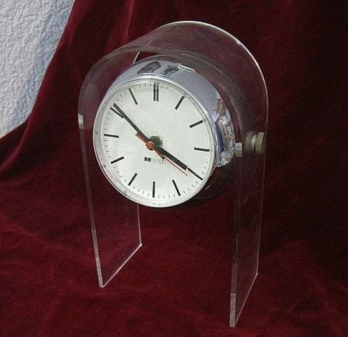 Design tischuhr chrom - tischuhr,