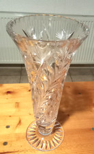Große schwere Nachtmann Bleikristallvasen 24%, ca. 31,5 cm hoch, Modell München 