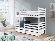 Etagenbett 90x200 Weiß