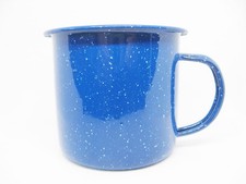 Emaille Tasse - Kaffeebecher - ca. Höhe 8,3 cm Ø 9,2cm