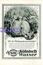 Kölnisch Wasser 4711 Ostern Reklame 1929 Barock Rokoko Perücke Parfum Osterei +