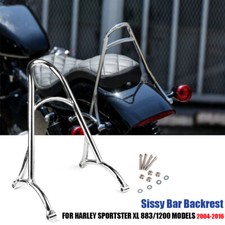 Beifahrer Sissy Bar Rückenlehne für Harley Sportster XL Iron 883/1200 2004-16