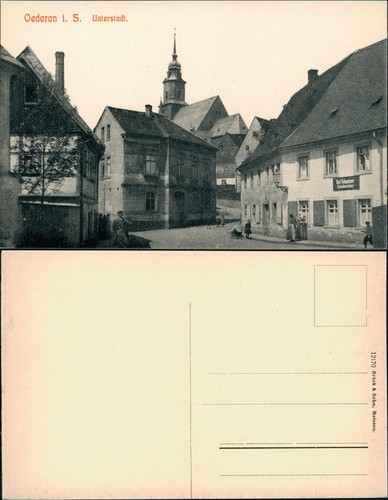 Ansichtskarte oederan - ansichtskarte,