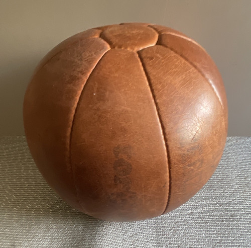 Echt vintage leder - echt, ball