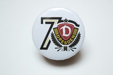 Button Dynamo 70 Jahre Pin Anstecker 37 mm Fußball kein Trikot Dresden