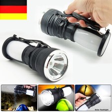Solar Wiederaufladbare Taschenlampe LED Akku Handscheinwerfer Außen Camping USB