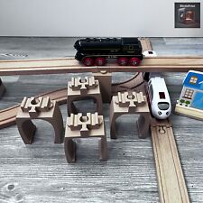 4'er Set Brückenpfeiler für deine Holzeisenbahn - kompatibel Brio Ikea Lillabo