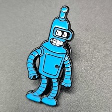 Bender Futurama Pin Anstecker Fry Farnsworth Planet Express Nerd Geek