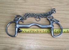 5" Port Mouth Kimblewick Bit & Panzerkette *kostenloser Versand*