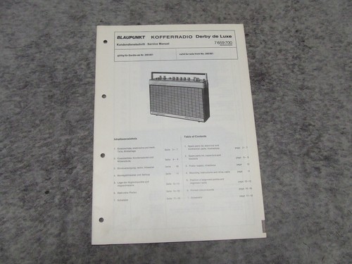 Schaltplan service manual für - service,