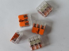 5xWAGO 221-413 Verbinder Verbindungsklemme mit Hebel