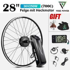 36V250W28" E-Bike Conversion Kit Heckmotor Umbausatz Cassette + 36V 13Ah Akku