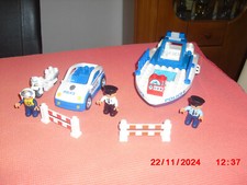 Lego Duplo  Police Set :  Polizeiboot  + Auto + Motorrad