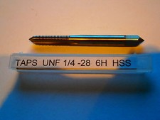 Gewindebohrer Tap UNF 1/4 Zoll HSS NEU