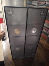 vinyl platten ständer Grau Transparent 70er Jahre Rarität 