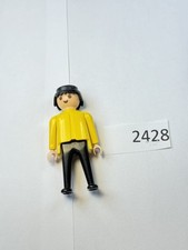 Playmobil Bürger Gelb Schwarz Klicky Figur Ritter Knappe Krieger Kämpfer P-2428