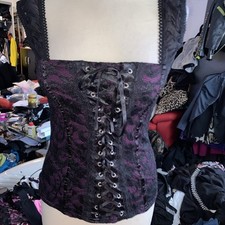 Corsage schwarz damen - schwarz, spitze