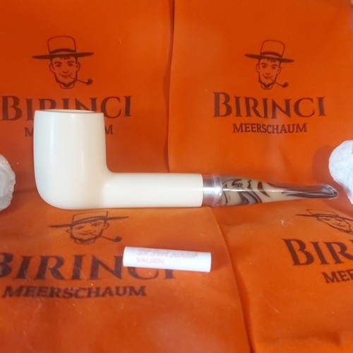 Block meerschaum pfeife - 1a,