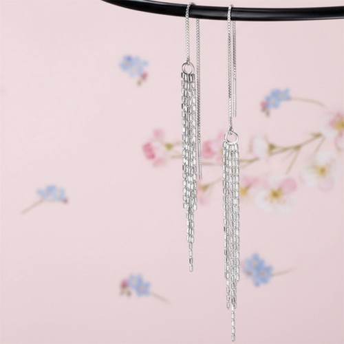 Durchzieher ohrringe sterling - durchzieher,