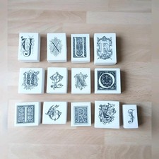 💗 La Blanche *13 Buchstaben Stempel,  Siegel Stempel, Embossing, Alphabet