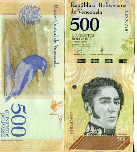 Venezuela banknote 500 - venezuela,