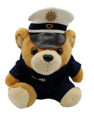 Polizei Teddybär Plüsch mit