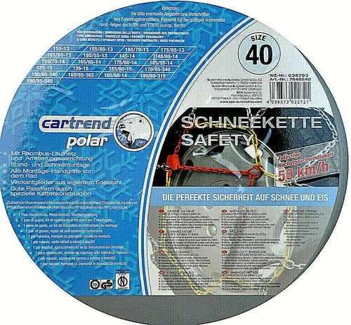 Cartrend schneeketten safety - schneeketten,
