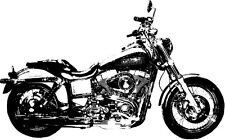 Aufkleber decal Bagger Victory Harley Davidson Motorrad Werbung Chopper Club