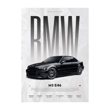 BMW M3 E46 Poster Druck |