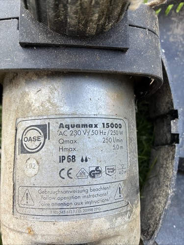 Teichpumpe oase aquamax - teichpumpe, 15000