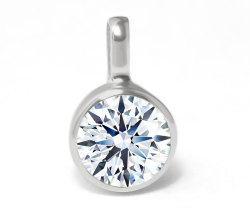 Solitär anhänger mit - anhänger, 1,40ct
