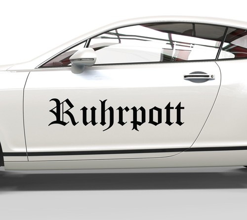 Autoaufkleber ruhrpott - autoaufkleber,