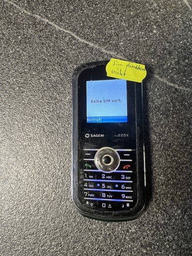 Sagem my220x schwarz liest - schwarz,