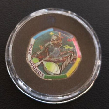 50 Pence London Schwimmen 2012 50p Olympia Münze 2001 Großbritannien