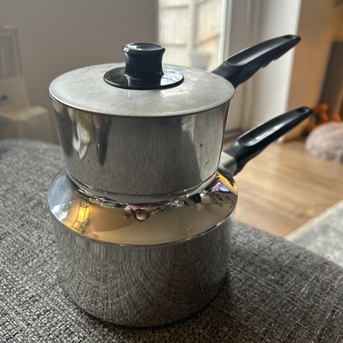 Vintage aluminium topf - vintage,