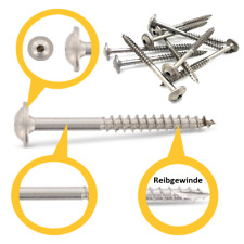 Tellerkopfschrauben Edelstahl A2 mit ETA Zulassung Holzbauschrauben Solar PV